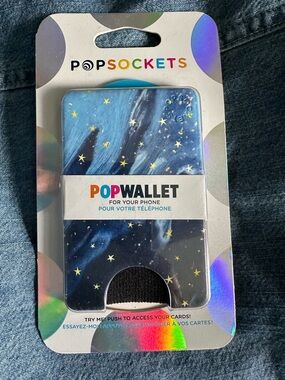 ‼️RARE‼️🎸Popsocket🎸🔥NWT🔥 Popwallet Starry Night CC ID Holder